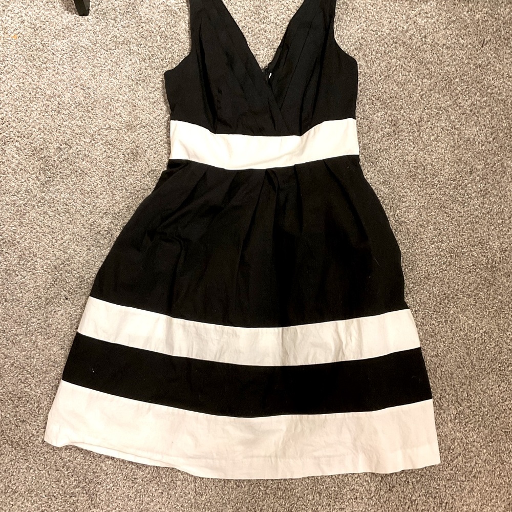 Corey P dress, black & white, size 12,  EUC
